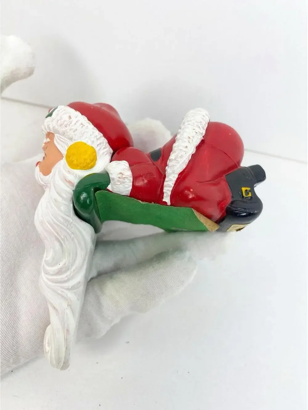 Vintage Kurt S Adler Santa Claus Stocking Hanger/Holder/ Italy